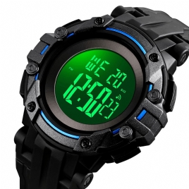 Skmei 1545 Alarm Chronograph Luminous 5Atm Military Style Sports Herreklokke Digital Watch