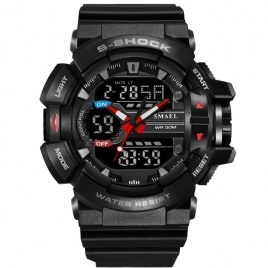 Smael 1436 Military Style Led Digital Klokke Visning Tid Dato Sport Armbåndsur