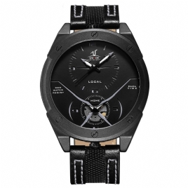 Weide Uv1703 Fargerik Unik Design Herre Armbåndsur Dual Time Display Quartz Klokker