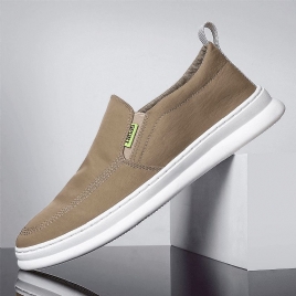 Menn Is Silk Cloth Pustende Kjøresko Slip On Skate Sneakers