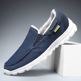 Menn Syklut Varm Behagelig Elastisk Slip-On Sport Casual Flat Sko