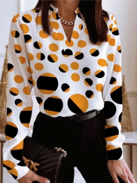 Daily Langermet Urban Polka Dots Regular Fit Topp