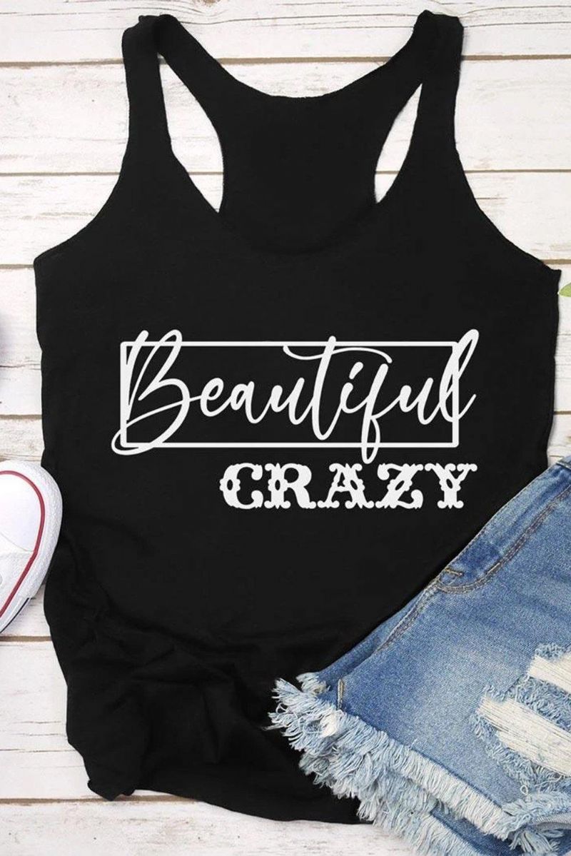 Vakker Crazy Graphic Tank Top