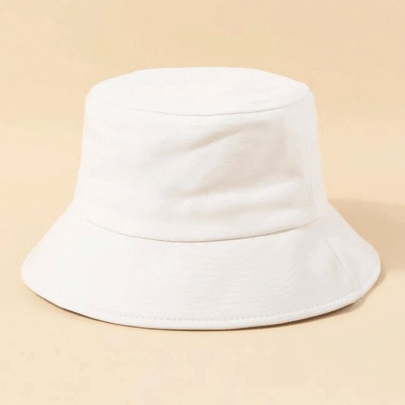 Unisex Bokstaver Hodeskalle Mønster Solhatt Bomull Rose Print Mote Solbeskyttelse Bøtte Hatt