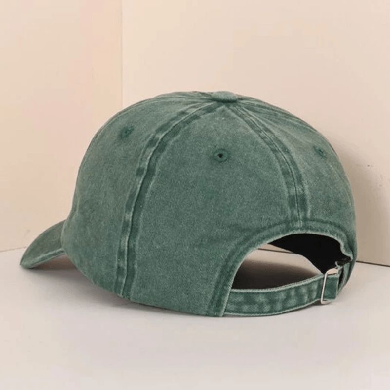 Unisex Buet Brem Baseballcaps Brev Broderi Mønster Vasket Utendørs Sport Solskjerm Lue