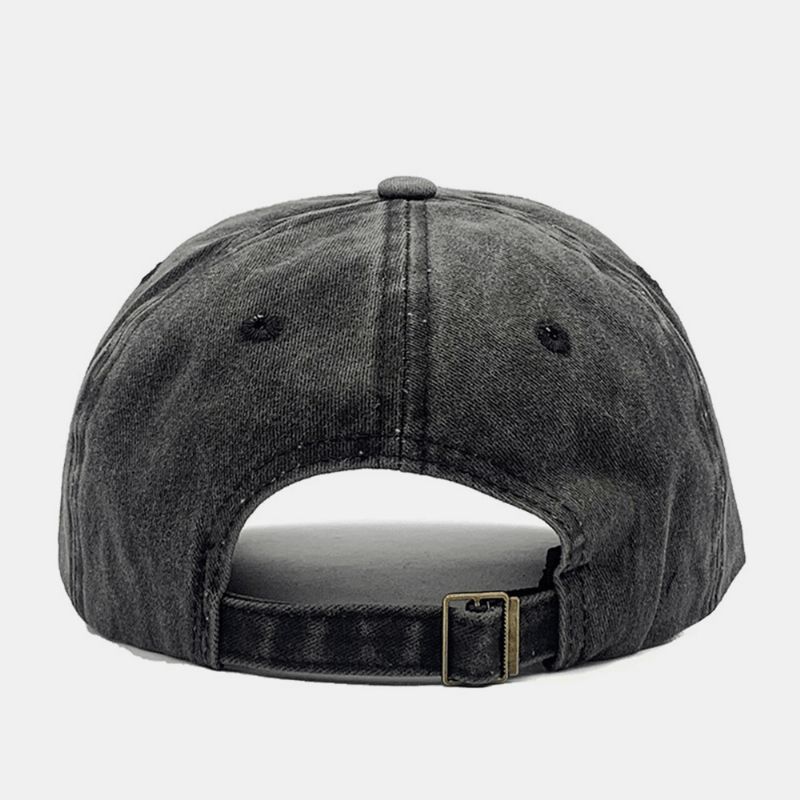 Unisex Laget-Gammel Justerbar Montert Caps Bomull Brevlappsøm Mote Baseball Cap