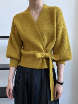 Langermet Simple Regular Fit Sweater Coat