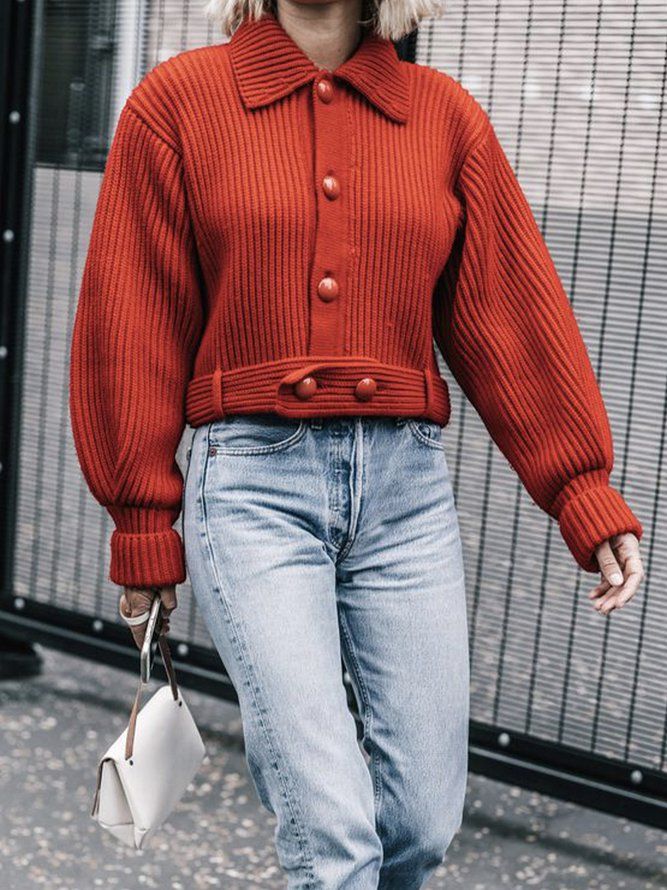 Langermet Urban Loose Sweater Coat
