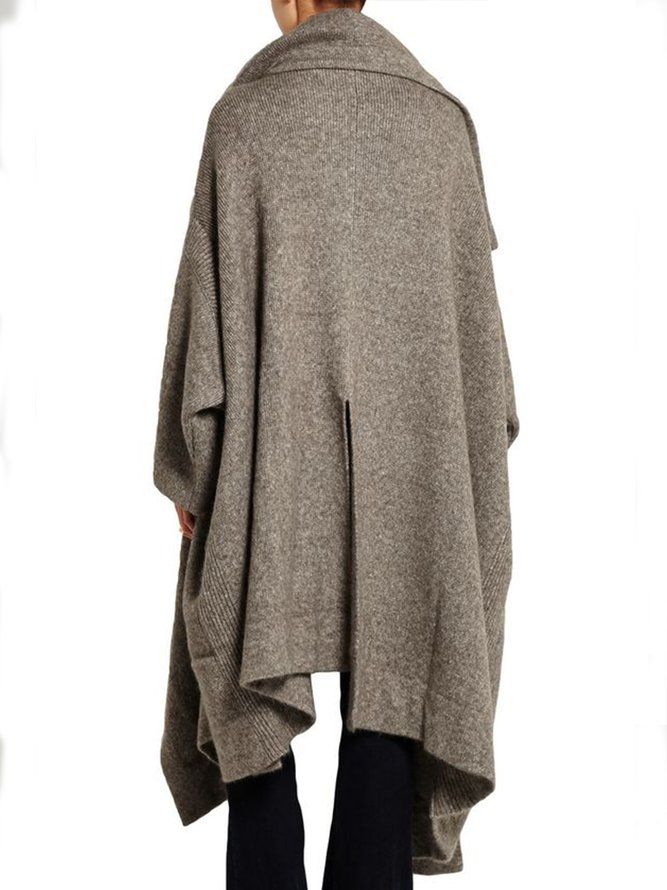 Urban Plain Løs Genser Cardigan