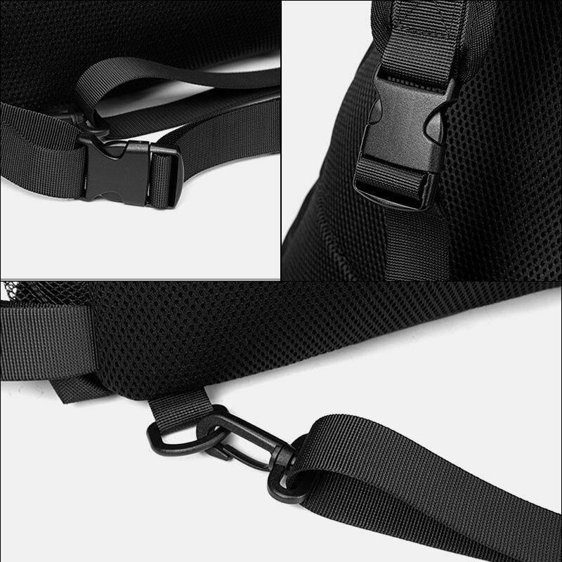 Menn Oxford Large Capacity Multi-Pocket Retro Casual Street Crossbody Bags Ryggsekk